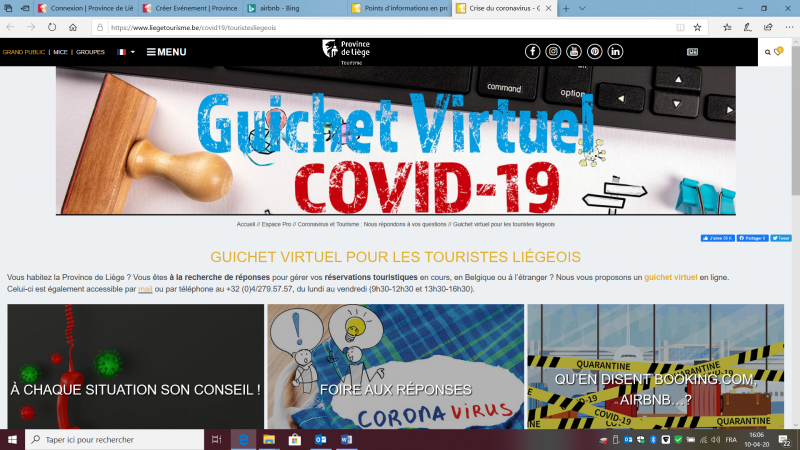 Parmi nos actions : un guichet virtuel