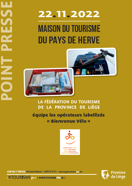 FARDE DE PRESSE - La Fédération du Tourisme équipe les opérateurs Bienvenue Vélo