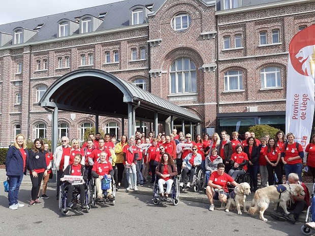 55 bénévoles et 15 agents de la Fédération du Tourisme ©MMathot