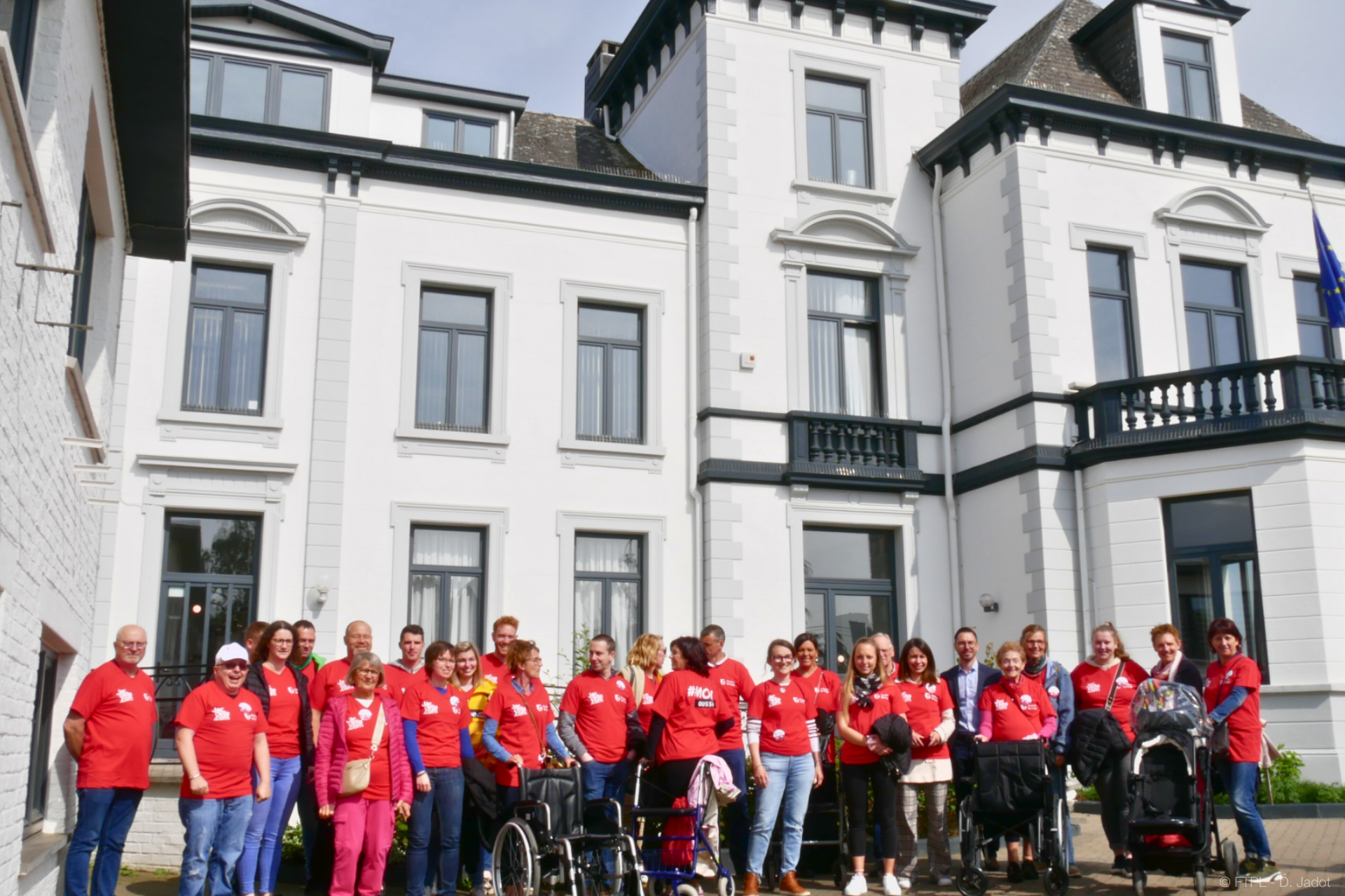 Jaccede Challenge Hannut 2023 - photo de groupe