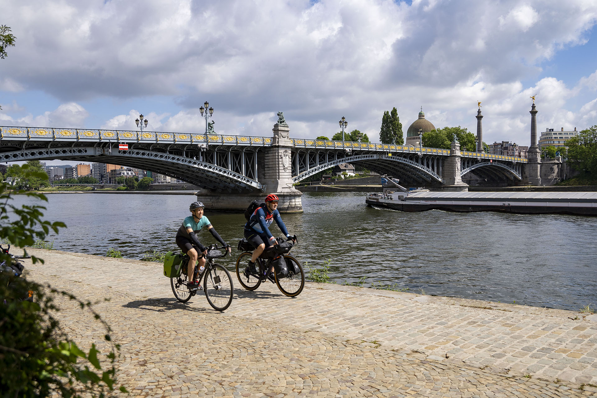 Webinaire Tourism on Bike - Édition 2025 (Photo : Pont Fragnée - Liège) - © WBT-Henning Angerer
